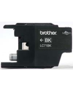 LC-71BK - Brother - Cartucho de tinta Innobella preto MFCJ280W MFCJ425W MFCJ430w MFCJ435W MFCJ625DW MFCJ825DW MFCJ