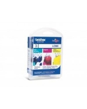 LC-980RBWBP - Brother - Cartucho de tinta Promotion ciano magenta amarelo