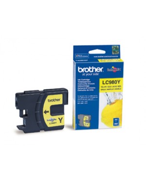 LC-980YBPRF - Brother - Cartucho de tinta LC980Y amarelo DCP163C/ DCP165C/ DCP375C/ MFC250C/ MFC290C