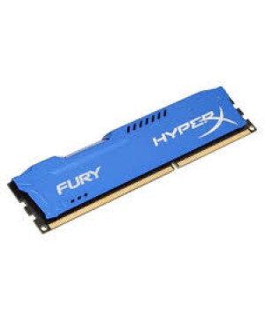 HX316C10FB/4 I - Kingston - Memória Desktop Hyper x Fury 4GB 1600MHz DDR3 CL10 DIMM Azul