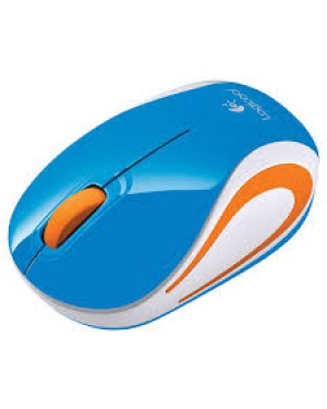910-003788 - Logitech - Mini Mouse Sem fio M187 Azul
