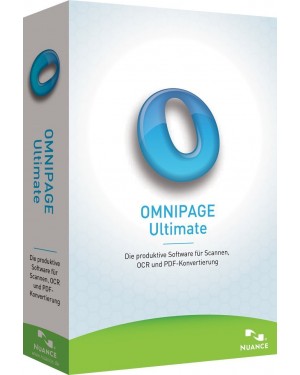 MNT-E709G-W00-19-A - Nuance - Software/Licença OmniPage Ultimate