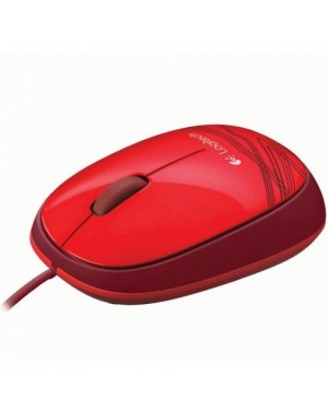 910-002959 - Outros - Mouse Óptico com Fio M105 Vermelho Piano Logitech