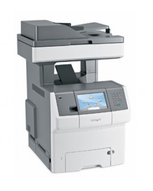 MS00385 - Lexmark - Impressora multifuncional X738de laser colorida 33 ppm com rede