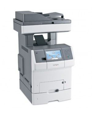 MS00856 - Lexmark - Impressora multifuncional X738dte laser colorida 33 ppm A4 com rede