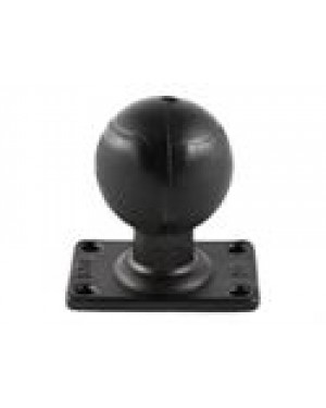 MT4510 - - Base RAM Zebra Retangular 2.25 pol Bola de Borracha para Coletor Zebra VH10