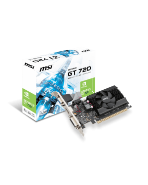 N720-2GD3LP - MSI - Placa de Vídeo Geforce GT 720 2GB DDR3 64BITS