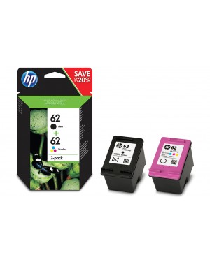 N9J71AE - HP - Cartucho de tinta 62 preto ciano magenta amarelo ENVY 5540 AllinOne; 5640 OfficeJet 5740 7640 AllinOne