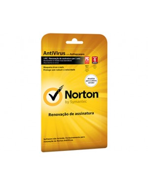 21239645 - Symantec - Norton Antivirus 2012 BR 1User Card