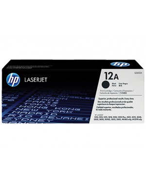 OC12A - HP - Toner Q2612A preto LaserJet 1010 1012 1015 1020 1022 M1005 MFP 3020 AllinOne 30