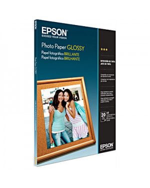 S041140 - Epson - Papel fotográfico A4 Glossy Photo Paper 20 Folhas