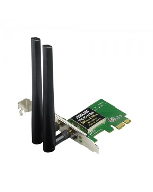 PCE-N53 - ASUS_ - Placa de rede Wireless 300 Mbit/s PCI-E ASUS
