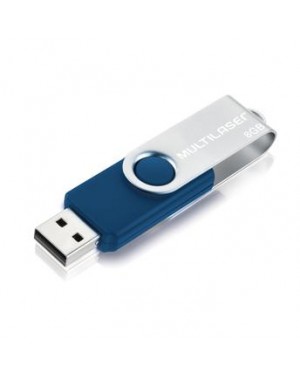 PD787 - Outros - Pen Drive Twist 2 8GB Azul Multilaser