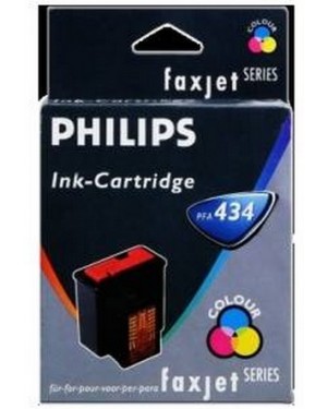 PFA434 - Philips - Cartucho de tinta PFA-434 ciano magenta amarelo Faxjet 355
