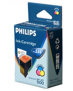 PFA534 - Philips - Cartucho de tinta PFA-534 ciano magenta amarelo MF Jet 440 450 485 495 500 505
