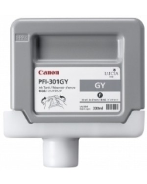 PFI-301GY - Canon - Cartucho de tinta cinzento