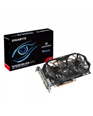 GV-R927OC-2GD - Gigabyte - Placa de Vídeo ATI R9 270 2GB DDR5BITS