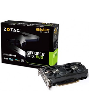 ZT-90303-10M - Zotac - Placa de Vídeo GeForce 900 NVIDIA PCIe 2GB DDR5 128Bit DVI HDMI