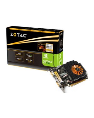 ZT-71104-10L - Zotac - Placa de Vídeo Geforce GT730 1GB DDR3 128Bits