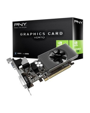 VCGGT7301D5LXPB - PNY - Placa de Vídeo Geforce GT 730 1GB DDR5 64Bits