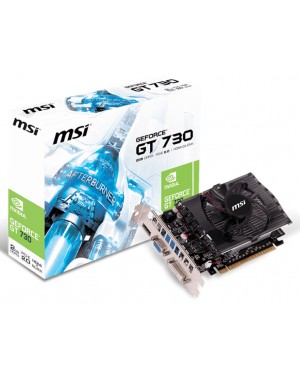 N730-2GD3 - MSI - Placa de Vídeo Geforce GT 730 2GB DDR3 128Bits