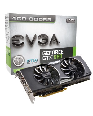 04G-P4-3968-KR - Outros - Placa de Vídeo Geforce GTX 960 FTW 4GB DDR5 128Bits EVGA