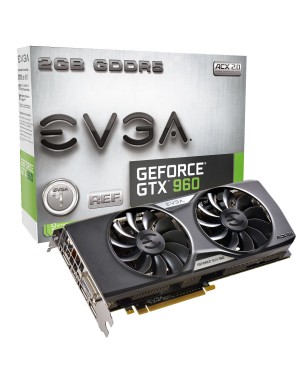 02G-P4-2963-KR - Outros - Placa de Vídeo Geforce GTX 960 REF 2GB DDR5 128Bits EVGA