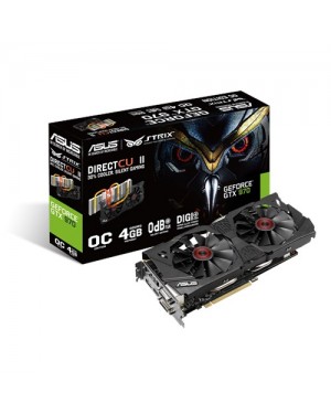 STRIX-GTX970-DC20C-4GD5 - ASUS_ - Placa de Vídeo Geforce GTX 970 4GB DDR5 256Bits ASUS