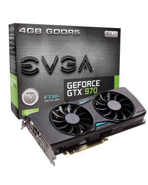 04G-P4-3978-KR - Outros - Placa de Vídeo Geforce GTX 970 FTW 4GB DDR5 EVGA