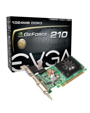 01G-P3-1312-LR - Outros - Placa de Vídeo GPU Geforce GT210 1GB DDR3 64Bits Low Profile EVGA