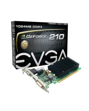 01G-P3-1313-KR - Outros - Placa de Vídeo GPU Geforce GT210 1GB DDR3 64Bits Low Profile EVGA