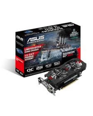 R7360-OC-2GD5 - ASUS_ - Placa de Vídeo Radeon R7 360 2GB DDR5 128Bits Asus