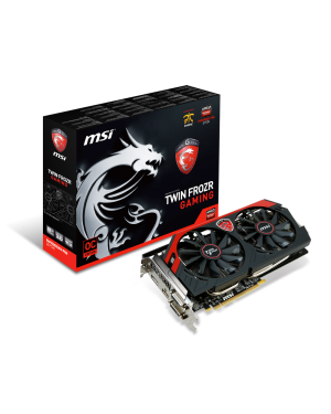 R9 270X GAMING 2G - MSI - Placa de Vídeo Radeon R9 270X 2GB DDR5 Gaming 256Bits