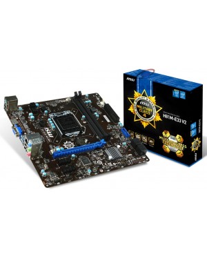 H81M-E33 - MSI - Placa Mãe Core i3-i5-i7