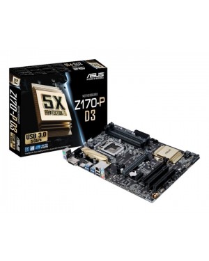 Z170-P D3 - ASUS_ - Placa Mãe Intel Z170 ATX Asus