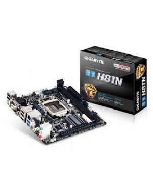 GA-H81N I - Gigabyte - Placa Mãe Motherboard 4º Geração de Processadores Intel