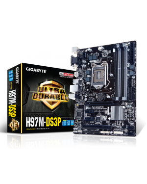 GA-H97M-DS3P - Gigabyte - Placa Mãe Motherboard Chipset H97M