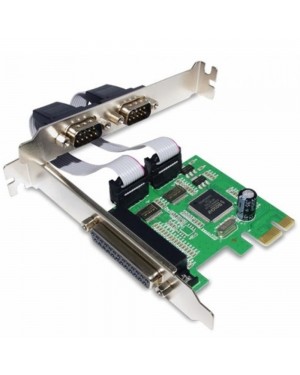 F2134E - Outros - Placa Multiserial PCI Express 2 Seriais 1 Paralela Flexport