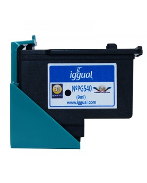 PSIPG540 - iggual - Cartucho de tinta preto Pixma MG 2140/2150/2250/3140/3150/3250/4140/4150/4250/MX 375