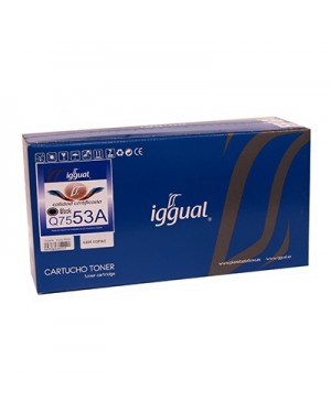 PSIQ7553A - iggual - Toner preto LaserJet serie M2727 / P2011 P2012 P 2013 P2014 P2015 P2015d