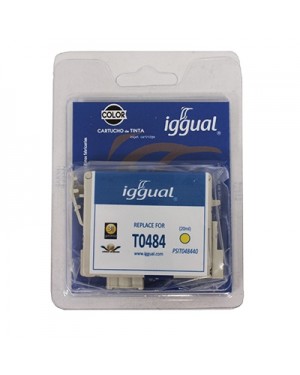 PSIT048440 - iggual - Cartucho de tinta amarelo Stylus Photo R200 / R220 R300 R300ME R320 R340 RX500 RX600 R