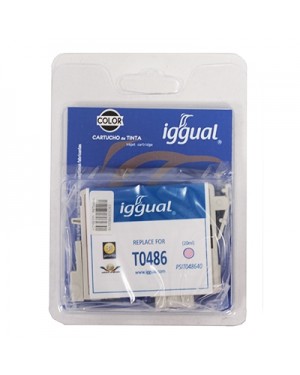 PSIT048640 - iggual - Cartucho de tinta magenta clara Stylus Photo R200 / R220 R300 R300ME R320 R340 RX500 RX600 R