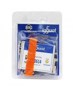 PSIT061440 - iggual - Cartucho de tinta amarelo Stylus D68 series D88 DX3800 DX3850 DX4200 DX4250 DX4800 DX4