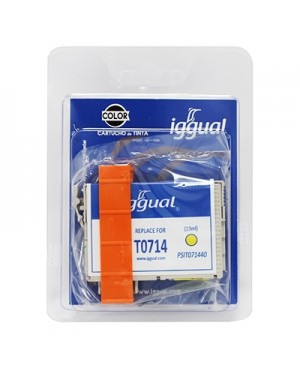 PSIT071440 - iggual - Cartucho de tinta amarelo Epson Stylus CX4300 / D78 D92 D120 DX4000 DX4050 DX4400 DX44