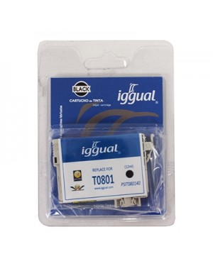 PSIT080140 - iggual - Cartucho de tinta preto Stylus Photo P50 PX650 PX660 PX700W PX710W PX720WD PX730WD P