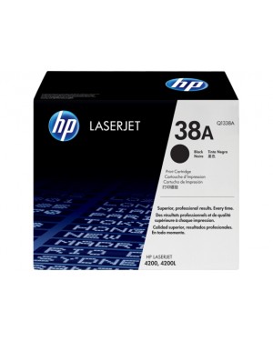 Q1338AKIT - HP - Toner 38A preto LaserJet 4200 4200L