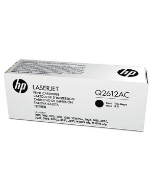 Q2612AC - HP - Toner Q2612A preto