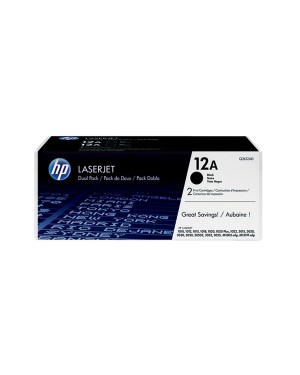 Q2612AD - HP - Toner preto LaserJet 1012 1018 1020 1022 3015 3020 3050 3052 3055 pri