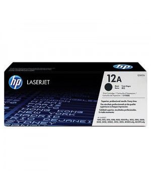 Q2612AG - HP - Toner preto LaserJet 1020