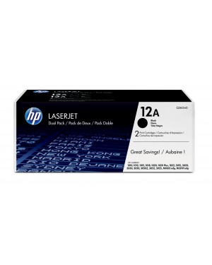 Q2612AT - HP - Toner 12A preto LaserJet